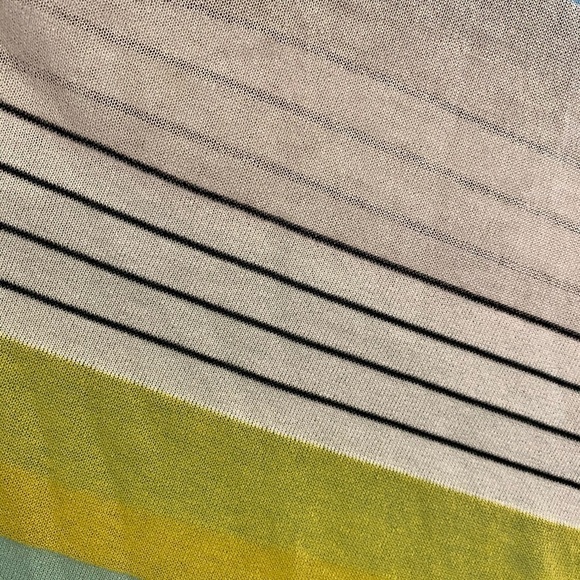 Diane Von Furstenburg Stripe Asymmetrical Top - Picture 11 of 15